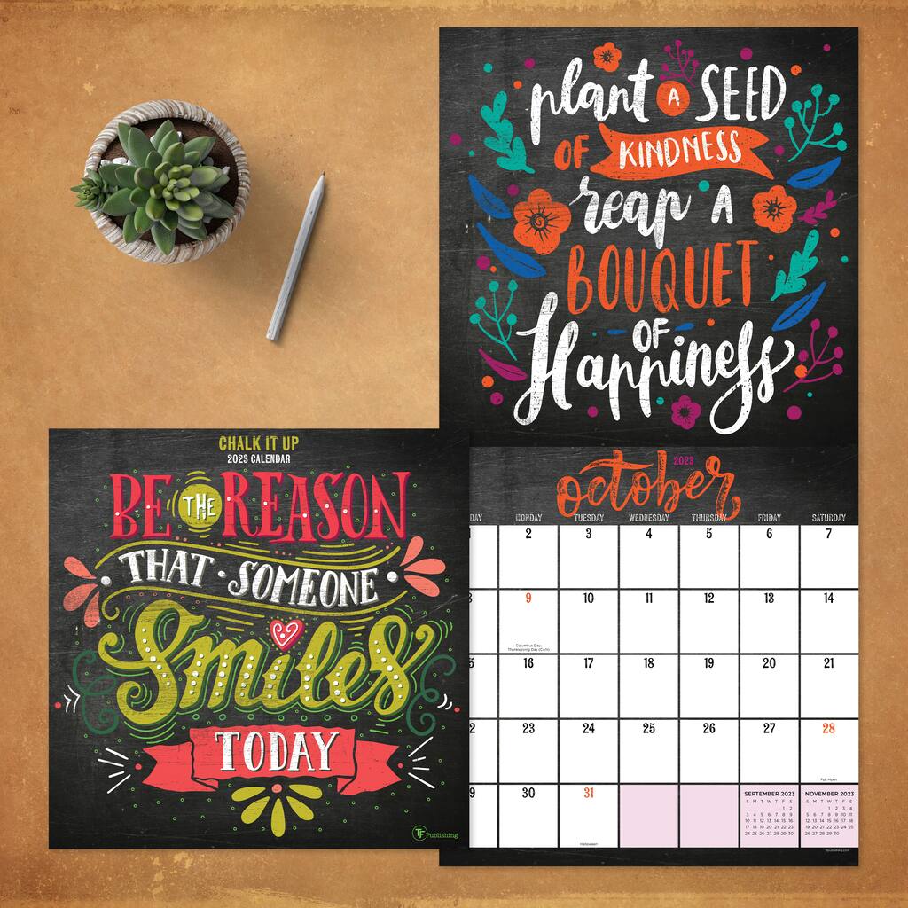 2023 Chalk It Up Wall Calendar Michaels